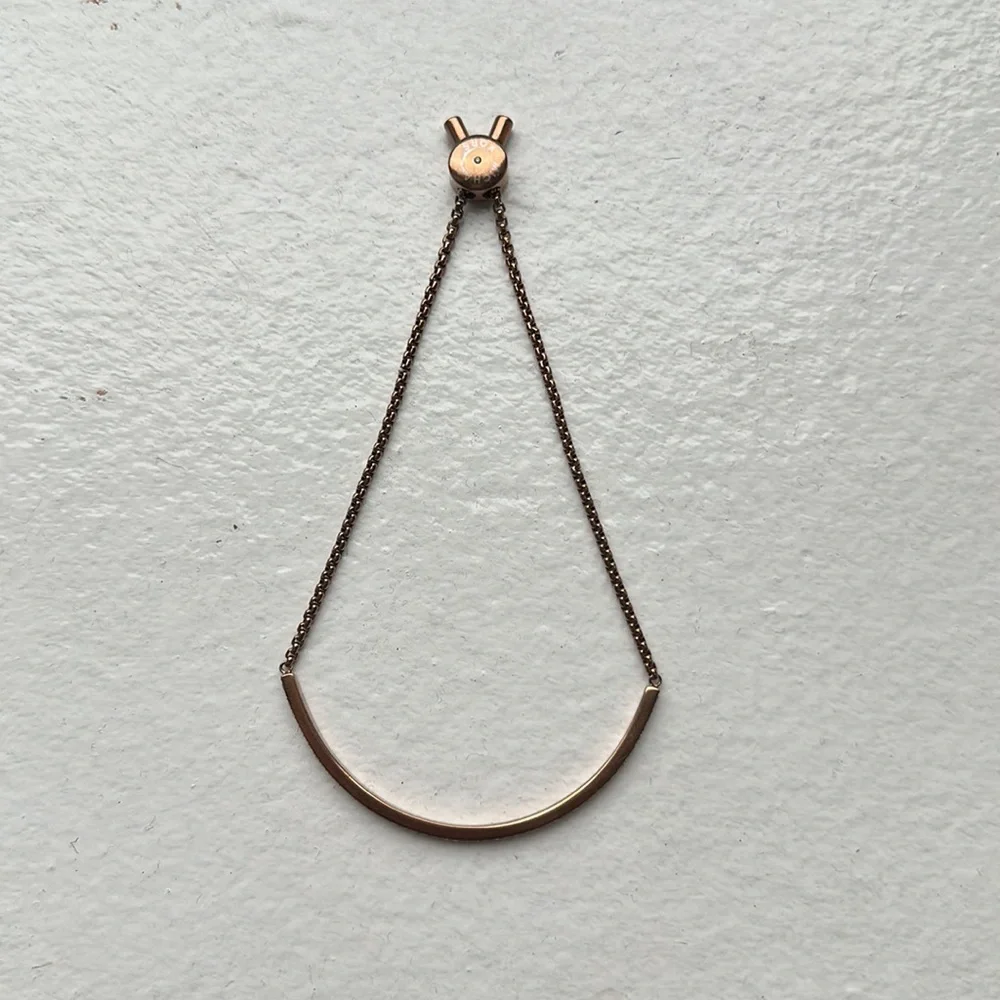 Rose Gold Michael Kors cubic zirconia bracelet